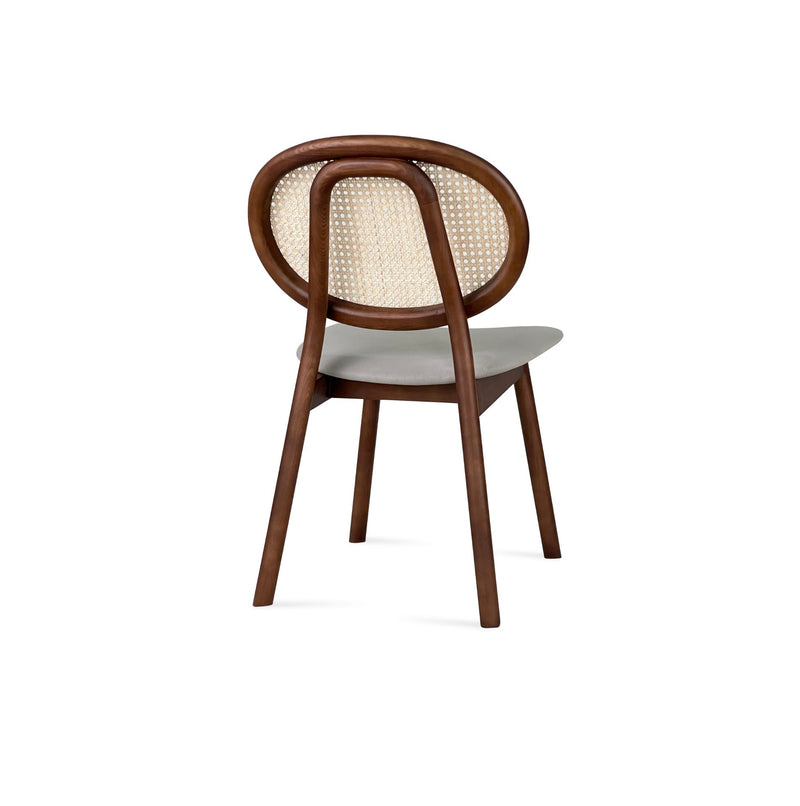 Verona Cane Back Dining Chair | Upholstered Contemporary Design
