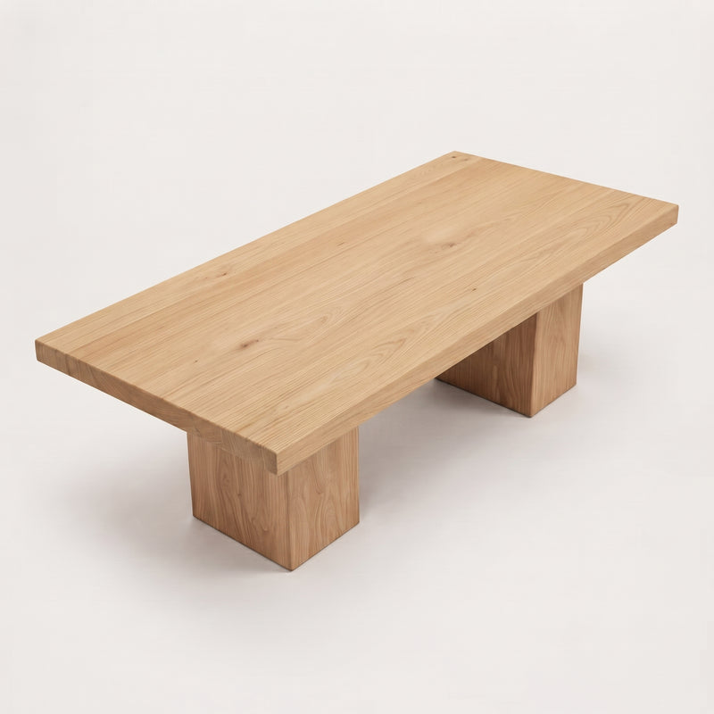 Wilder Rectangular Dining Table | Solid Walnut or Oak Wood