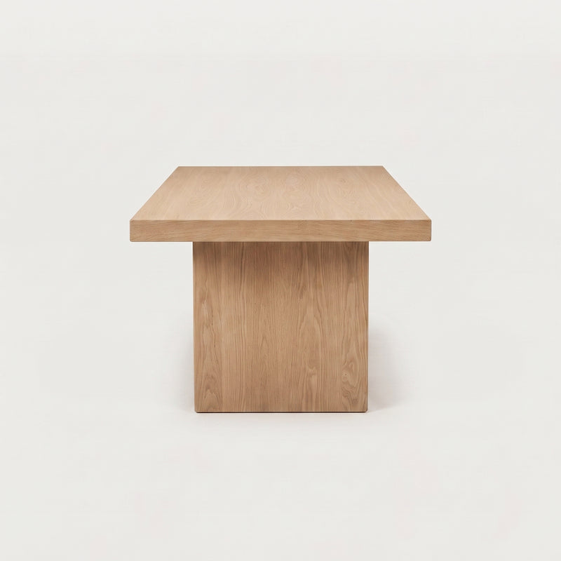 Wilder Rectangular Dining Table | Solid Walnut or Oak Wood