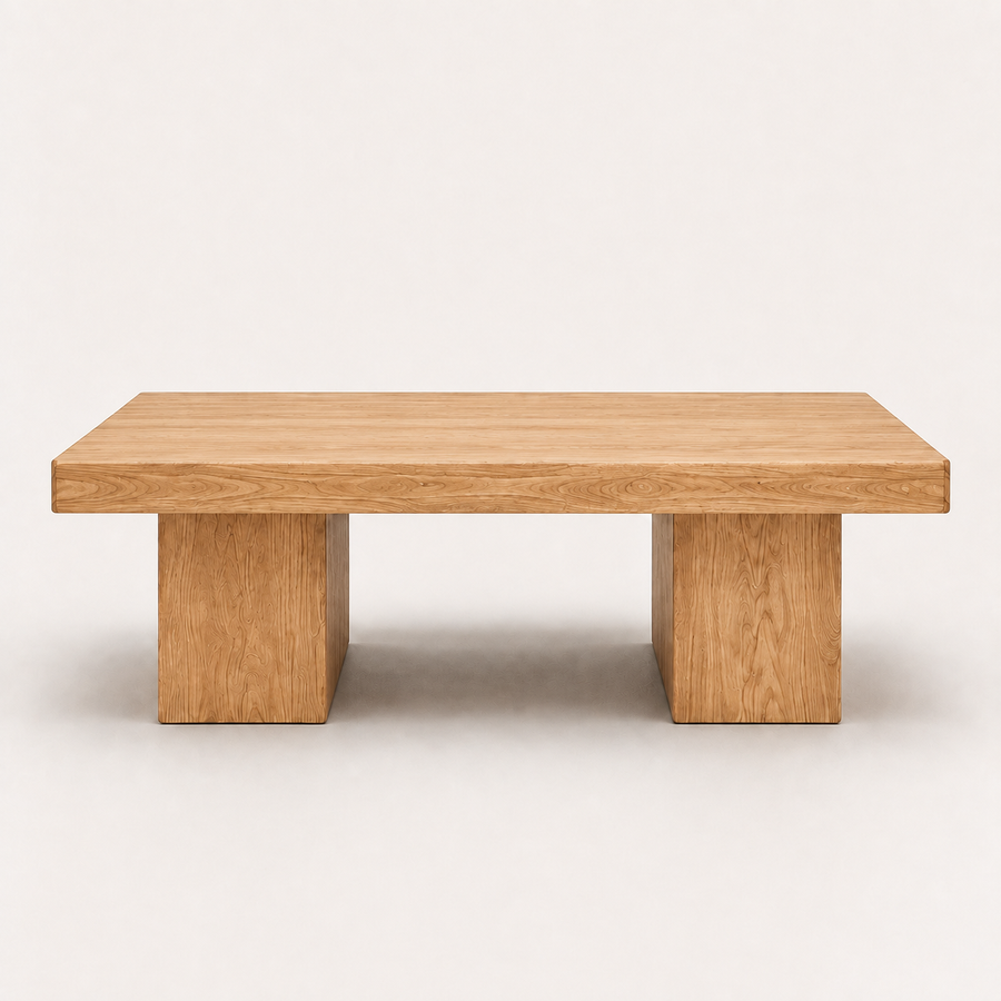 Wilder Square Coffee Table | Solid Walnut or Oak Wood