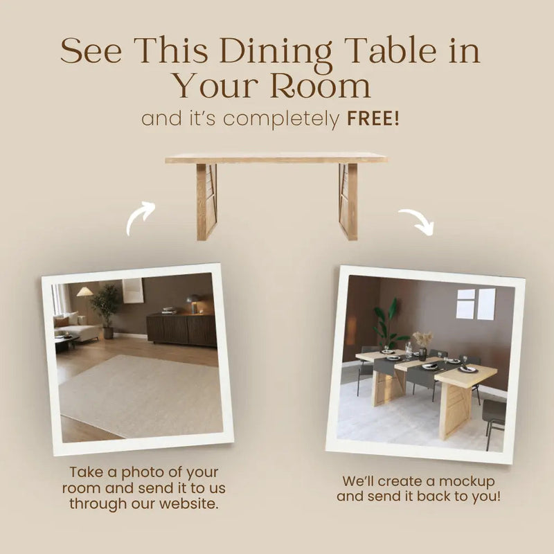 Helena Rustic Dining Room Table | Rectangle Farmhouse Design. Tomruque Wood Studios