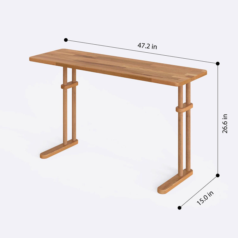 Brooklyn Beech Wood C Table for Home Office