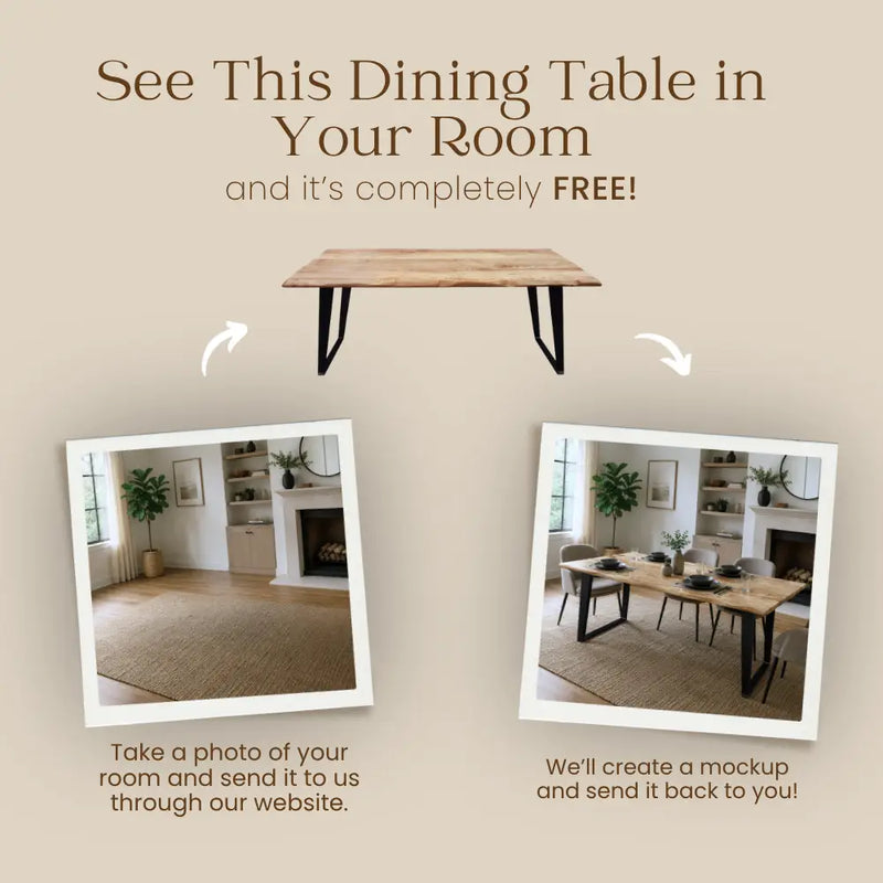 Marcel Chestnut Dining Room Table | Industrial Design
