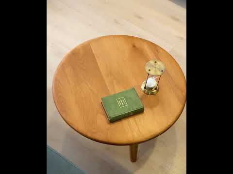 Bliss Round Wood Cocktail Table