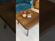 Product video showcasing the Sidney Square Coffee Table in a stylish living space, highlighting its features, craftsmanship, and versatility.