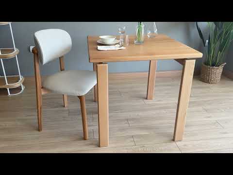 Luna Minimalist Square Dining Table