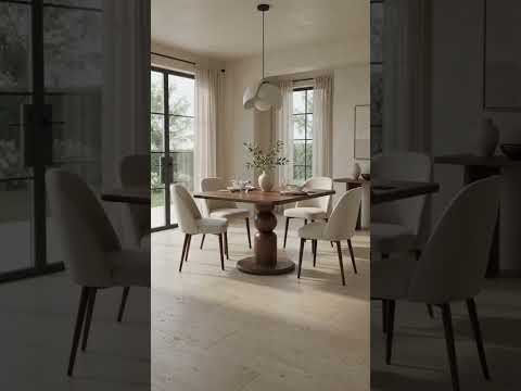 Dorel Square Walnut Dining Table with Sculptural Base – Modern Pedestal Design