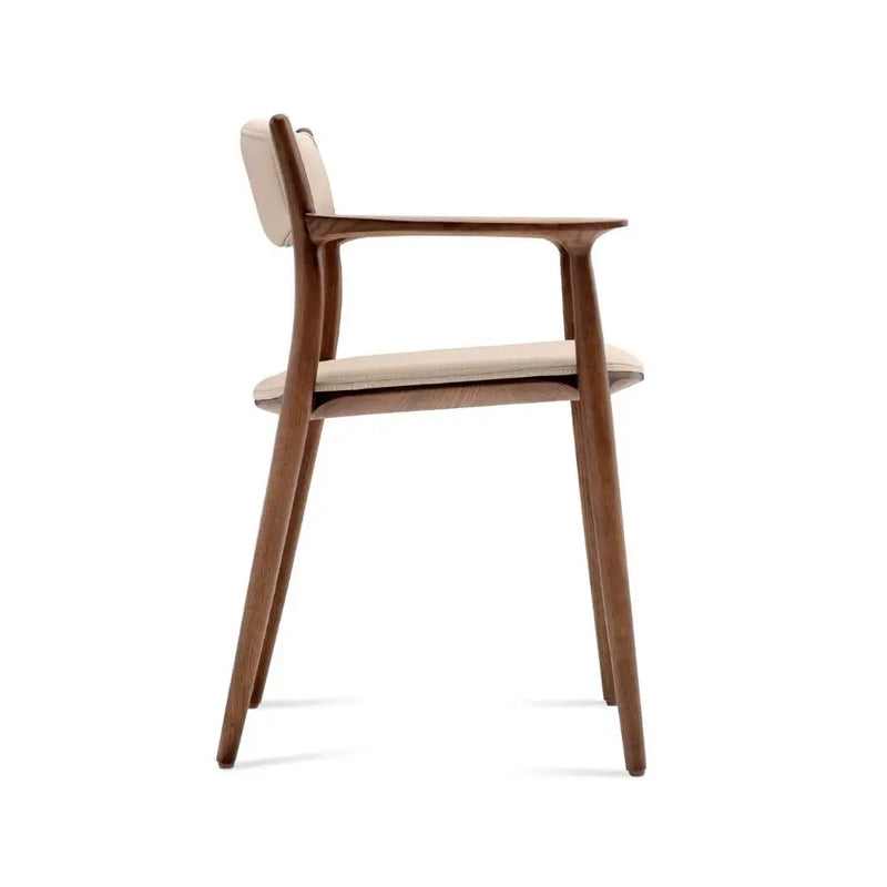 Ashford Solid Ash Wood Dining Armchair – Mid-Century Modern Design