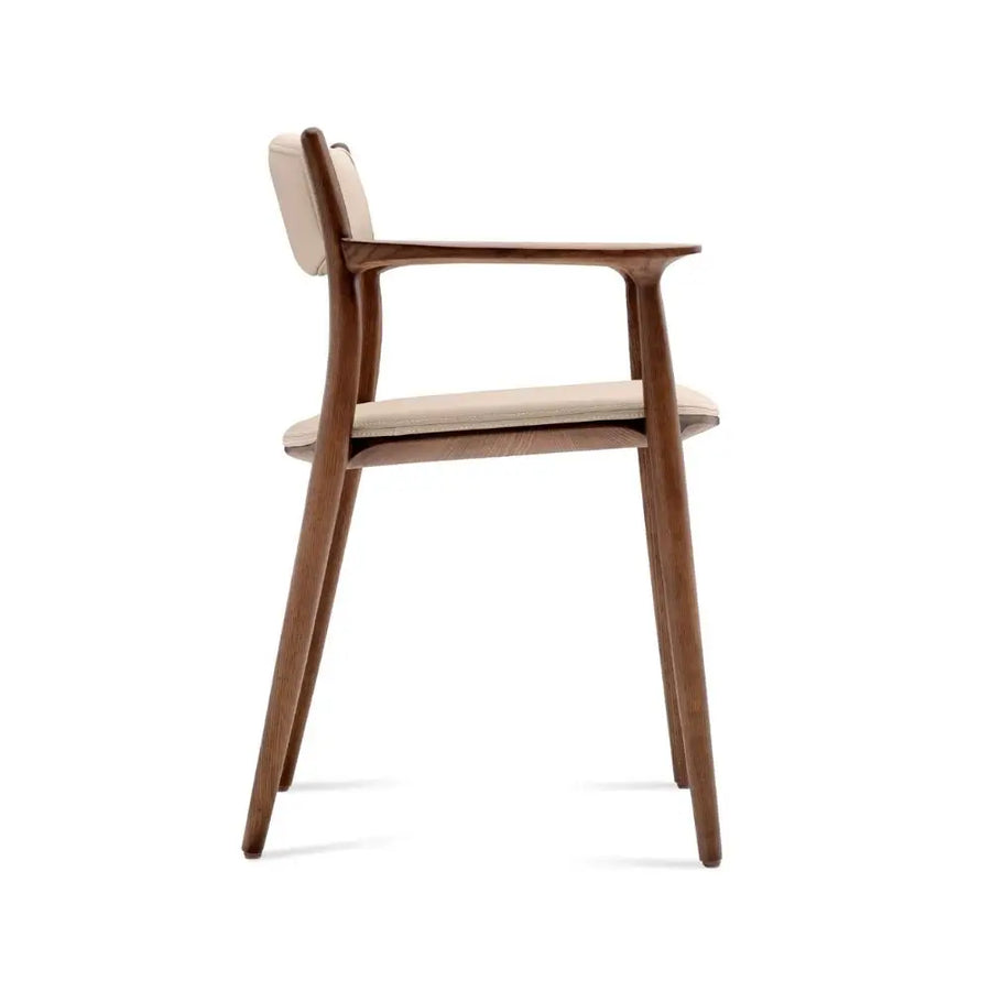 Ashford Solid Ash Wood Dining Armchair – Mid-Century Modern Design