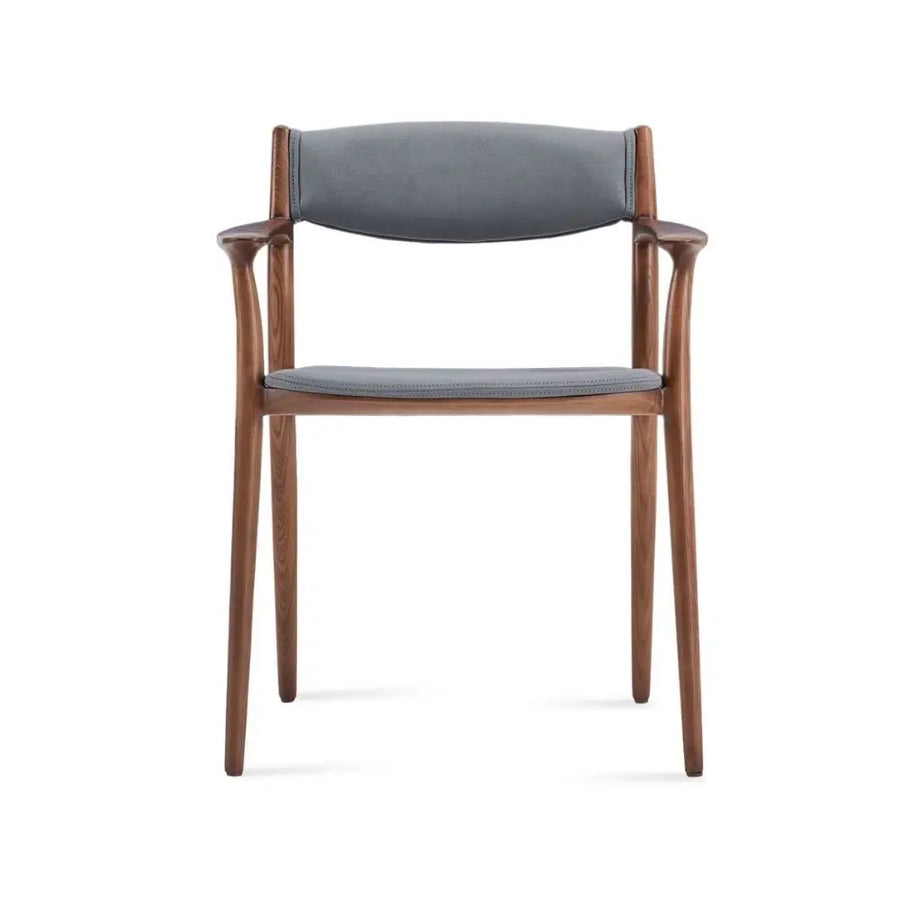 Ashford Solid Ash Wood Dining Armchair – Mid-Century Modern Design