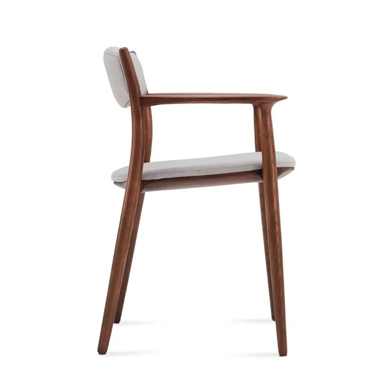 Ashford Solid Ash Wood Dining Armchair – Mid-Century Modern Design