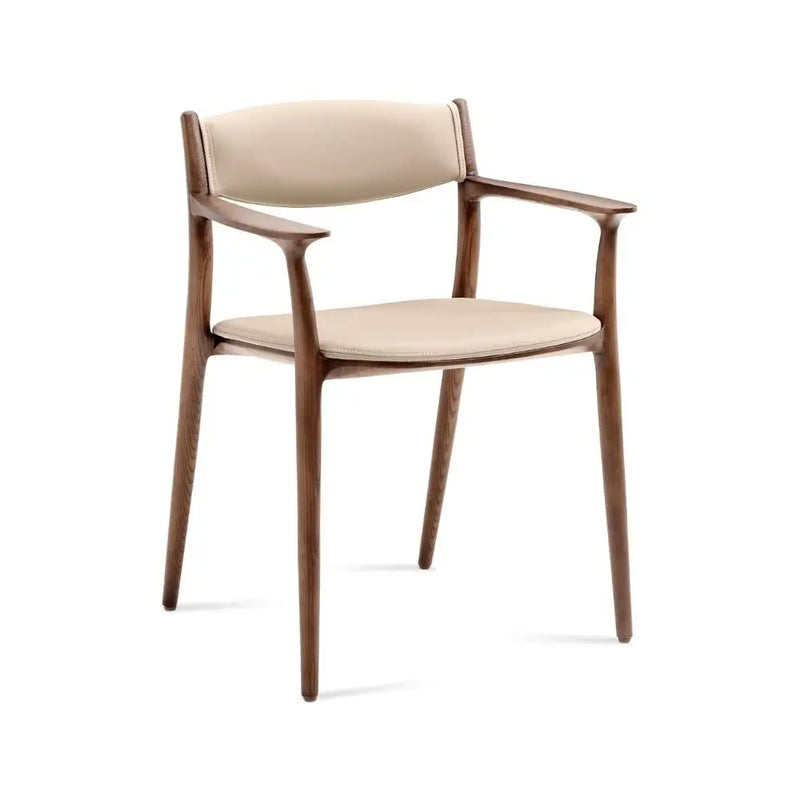 Ashford Solid Ash Wood Dining Armchair – Mid-Century Modern Design