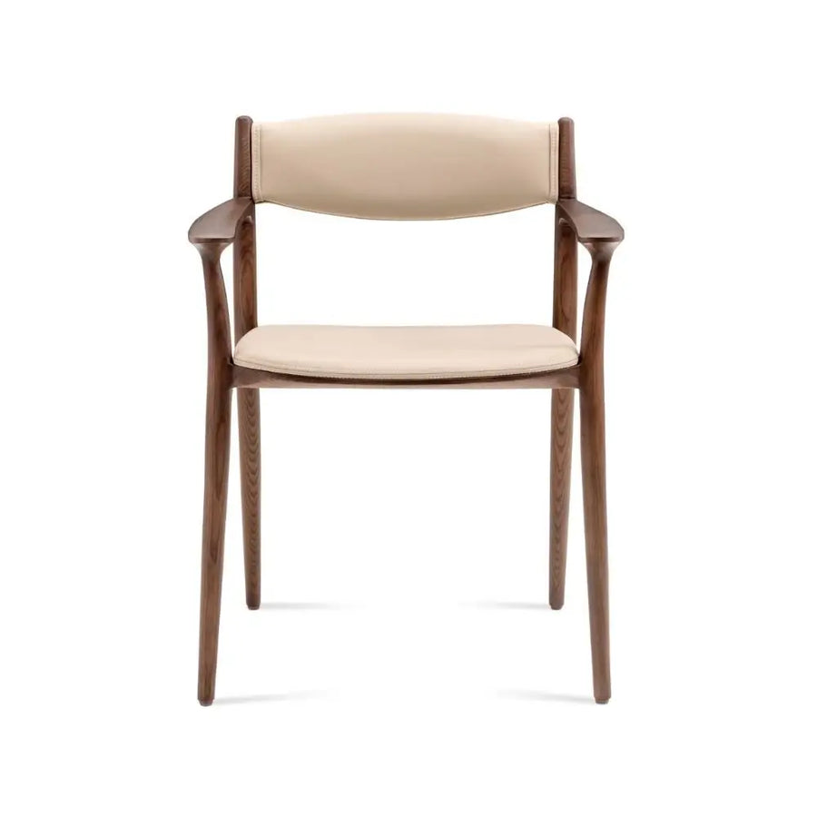 Ashford Solid Ash Wood Dining Armchair – Mid-Century Modern Design