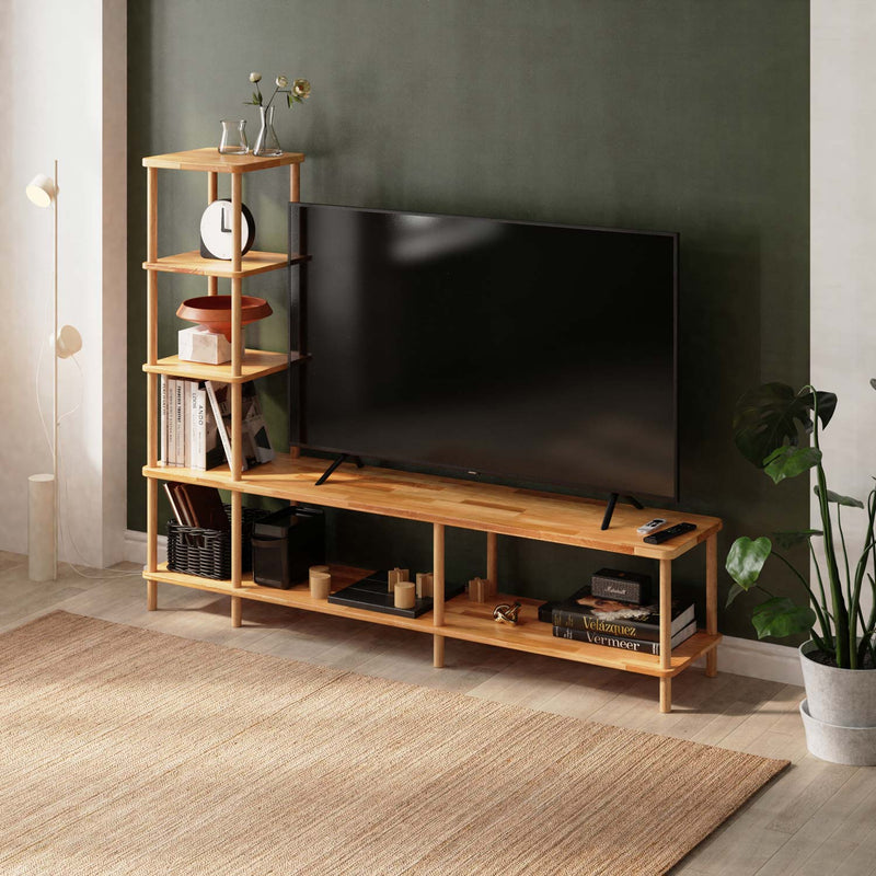 Austin Beech Wood TV Stand