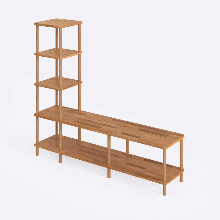 Austin Solid Beech Wood TV Stand | Modern Storage TV Unit Demontha