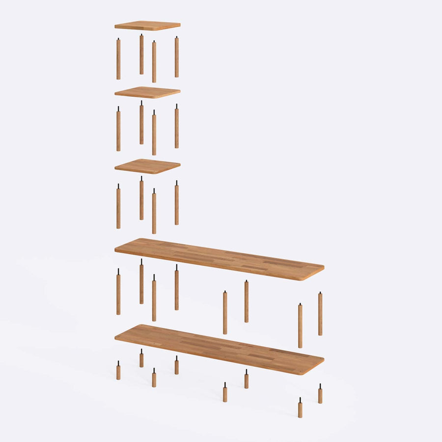 Austin Solid Beech Wood TV Stand | Modern Storage TV Unit Demontha