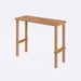 Close-up of the table's finely crafted wooden surface, highlighting its smooth finish and natural grain details.