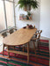 Beech wood tabletop with a natural finish, seamlessly blending with any interior style.