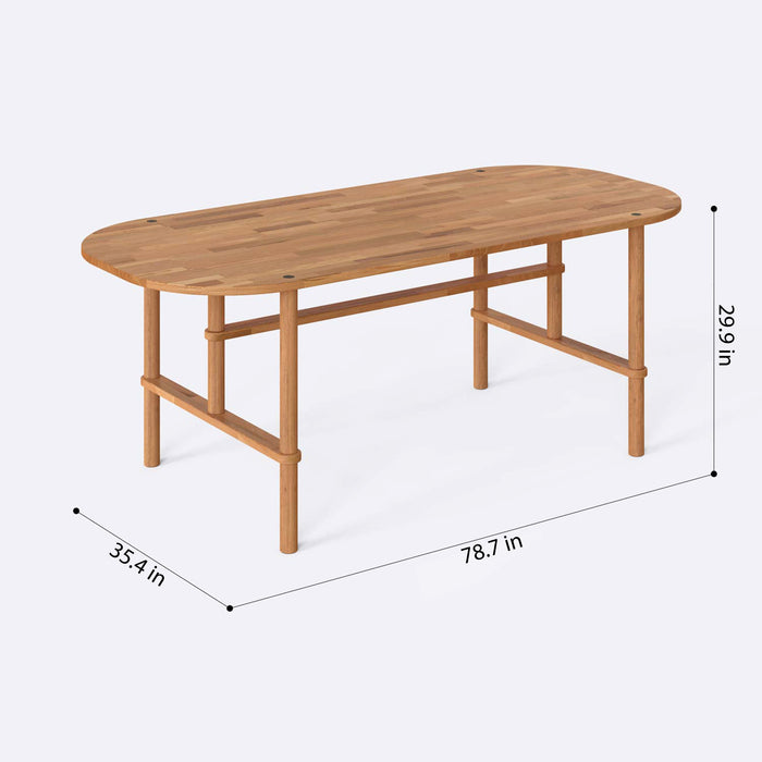 Side profile of the chairs from the Beverly Hills oval dining table set, highlighting the ergonomic design and premium upholstery