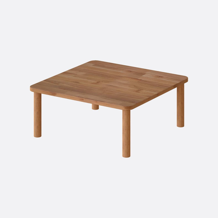  A close-up of the beveled edges and fine craftsmanship on the Brooklyn Square Coffee Table.