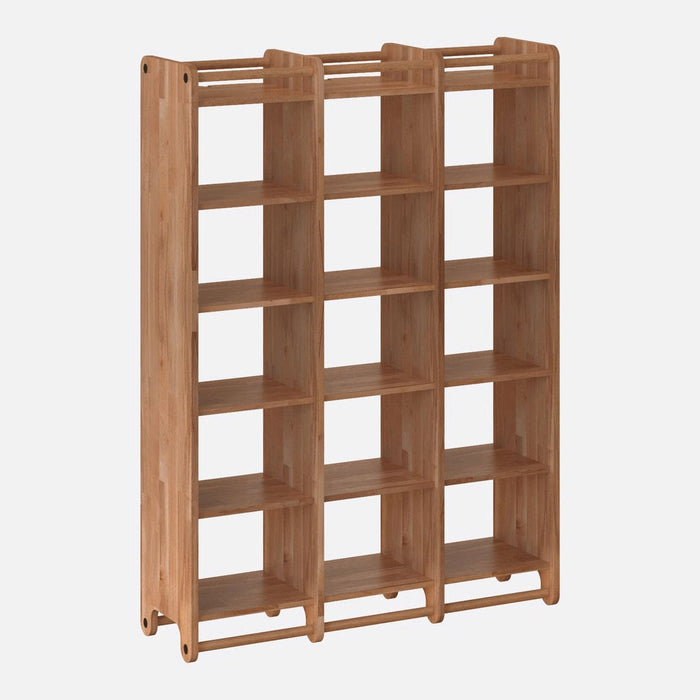 Stylish and functional Compton Bookshelf With Storage, showcasing tall solid wood shelves perfect for organizing books and decor.