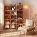 Full view of the Compton Bookshelf With Storage, designed to enhance any space with its tall, elegant form.