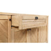 The sideboard styled with décor items, demonstrating its functional and aesthetic versatility.