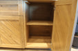 Back view of the Helena Pine Solid Wood Buffet, emphasizing its durable and high-quality construction.