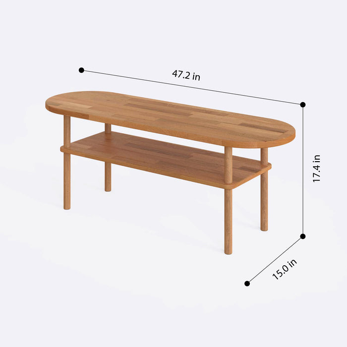  Detailed view of the table's legs, showcasing the sturdy construction and minimalist aesthetic.