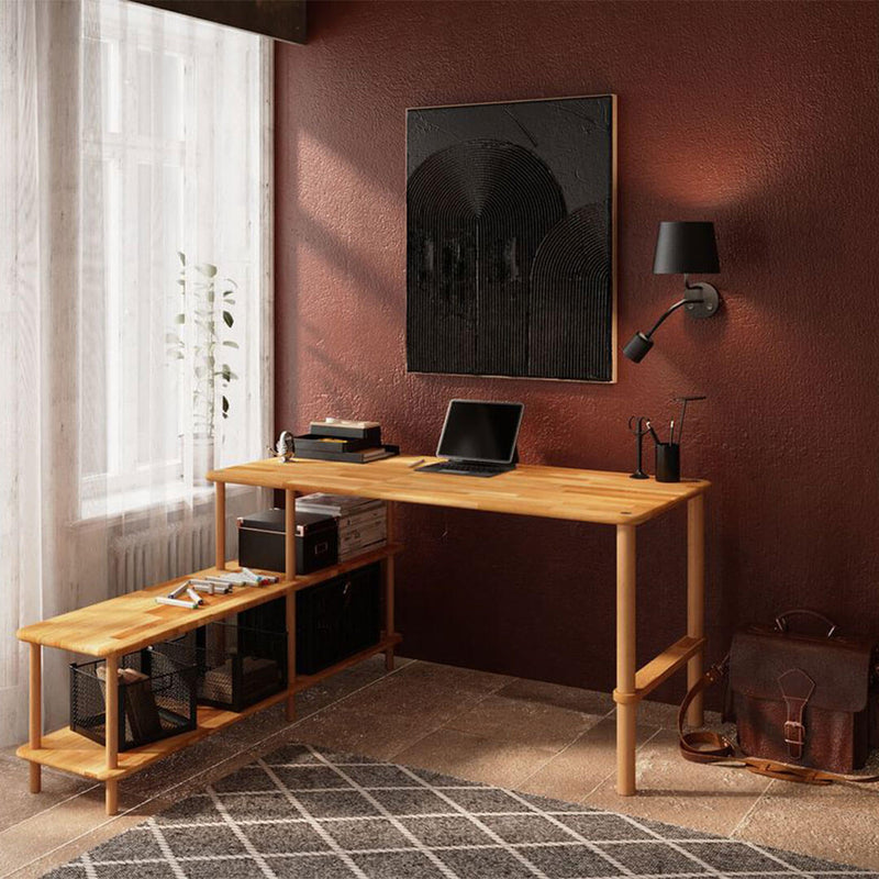 Lewis Beech Wood Desk