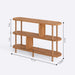 Malibu Low Bookcase in a living room setting, demonstrating how it complements modern interiors.