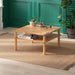  A side view of the Manhattan Modern Coffee Table, showcasing its clean lines and modern design.