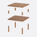 A top-down view of the Manhattan Modern Coffee Table, emphasizing its spacious surface and minimalist design.