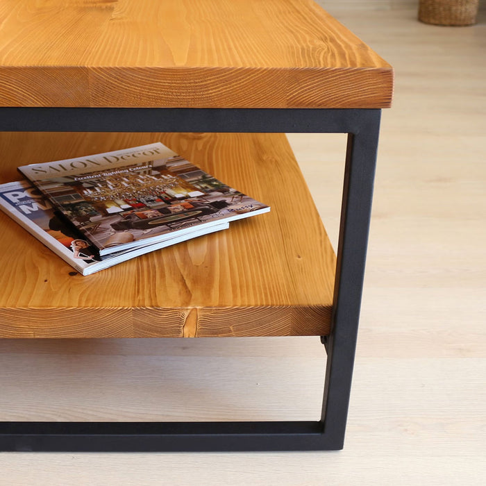 Styled in a modern living room, complementing contemporary and rustic decor.