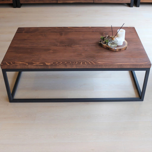  Angled view highlighting the sleek lines and modern craftsmanship of the table.