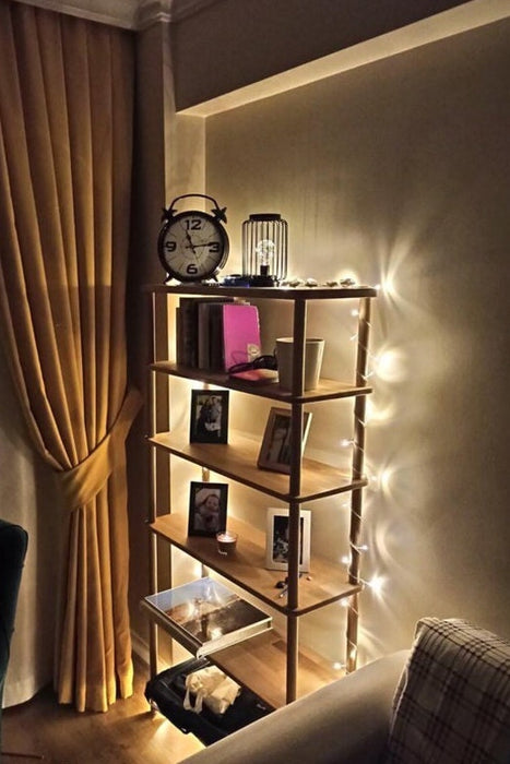 The Soho 6 Shelf Bookcase displayed without decor, emphasizing its clean lines and versatility.