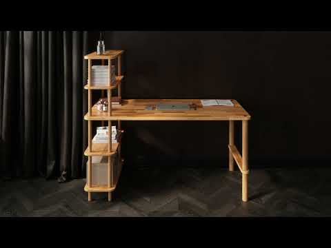 Castro Beech Wood Desk - Ideal for Modern Workspaces