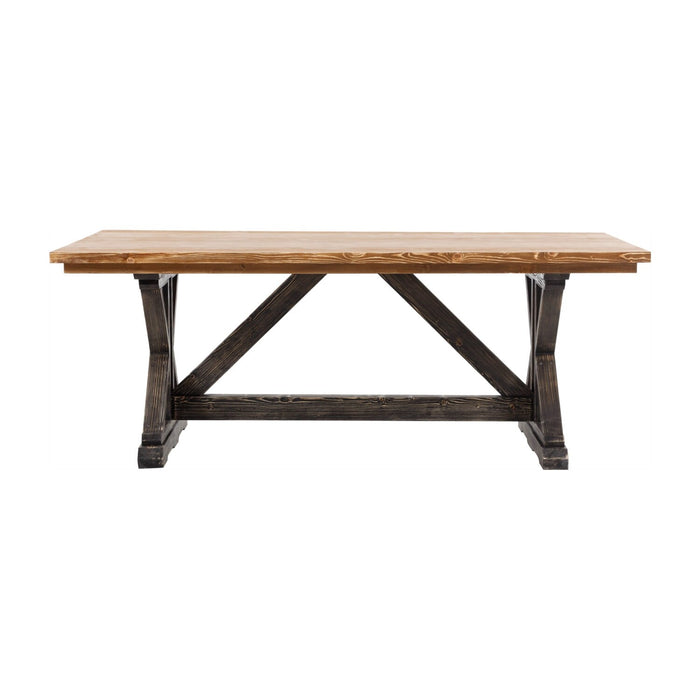 Sidney Pine Wood Dining Table