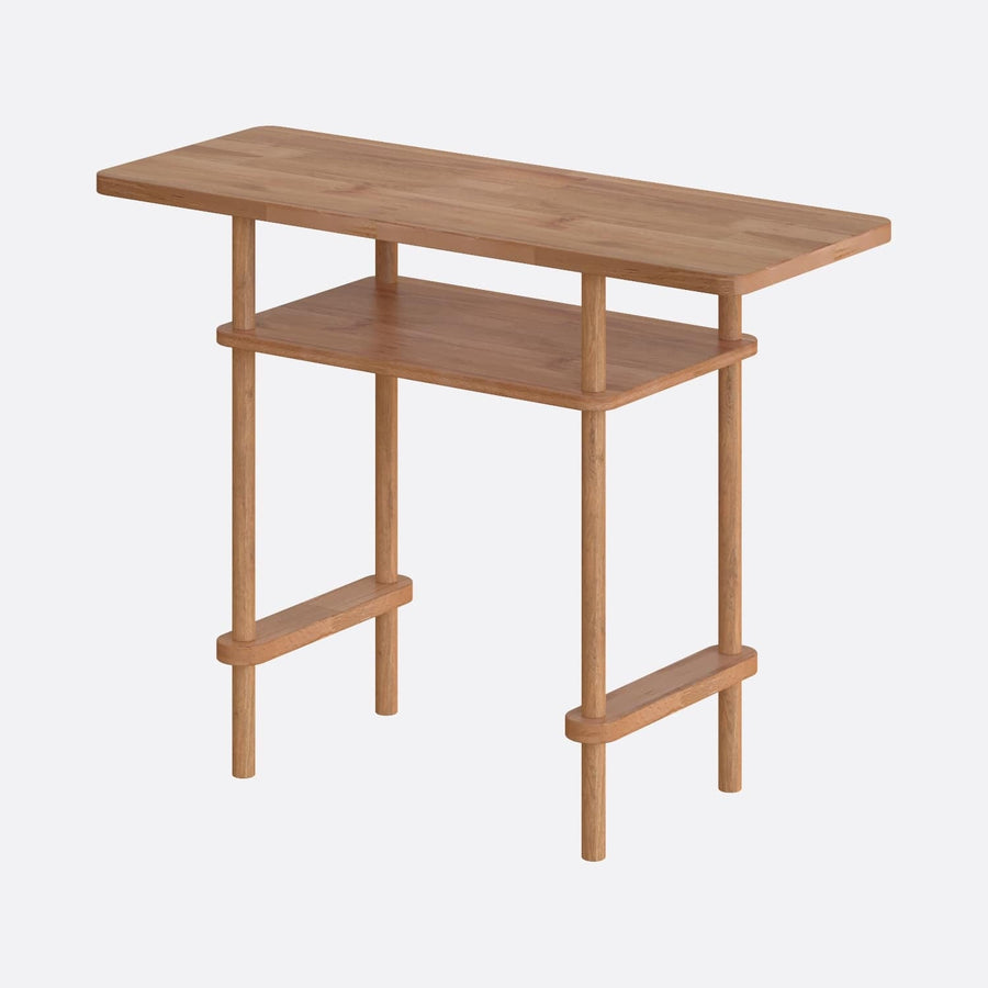 Soho Solid Beech Wood Console Table – Modern Minimalist Entryway Design Demontha