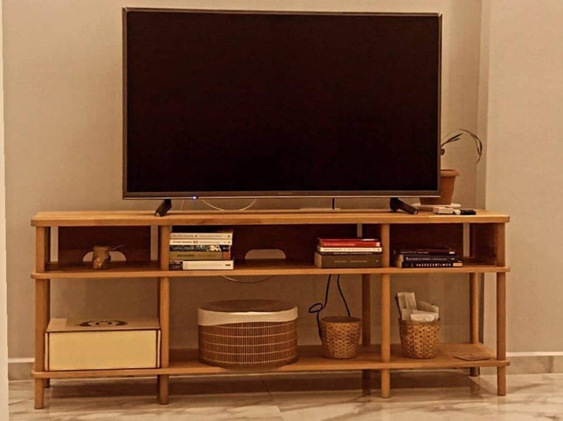 Beverly Hills Beech Wood TV Stand