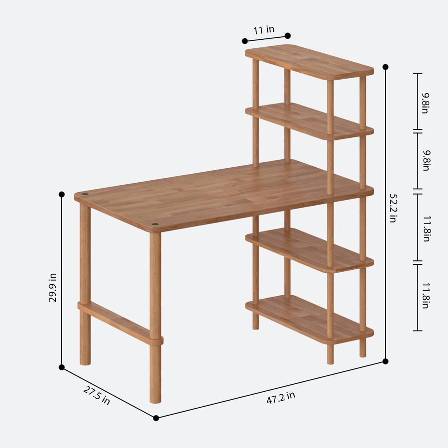 Castro Beech Wood Desk - Ideal for Modern Workspaces Demontha