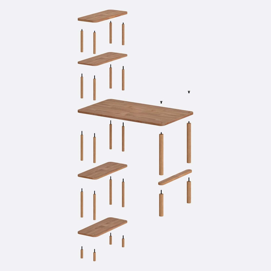 Castro Beech Wood Desk - Ideal for Modern Workspaces Demontha