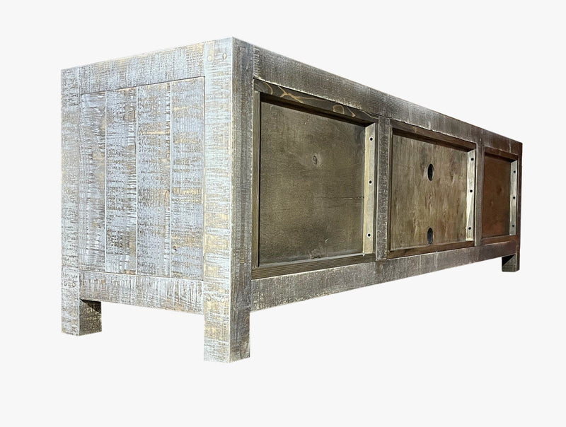 Burlington Pine Wood TV Stand with Cabinets