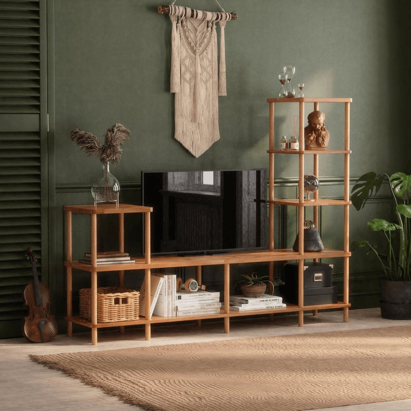 Lincoln Beech Wood TV Stand