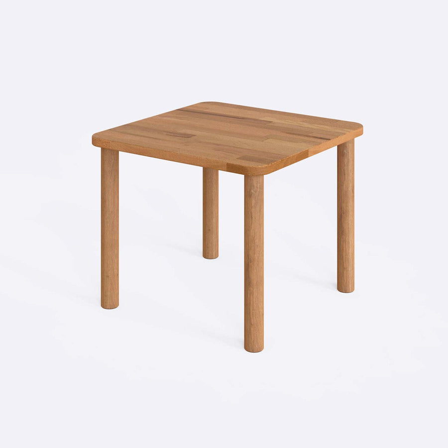 Rio Solid Beech Wood Kids Table and 2 Chairs Set | Wooden Play Table Demontha
