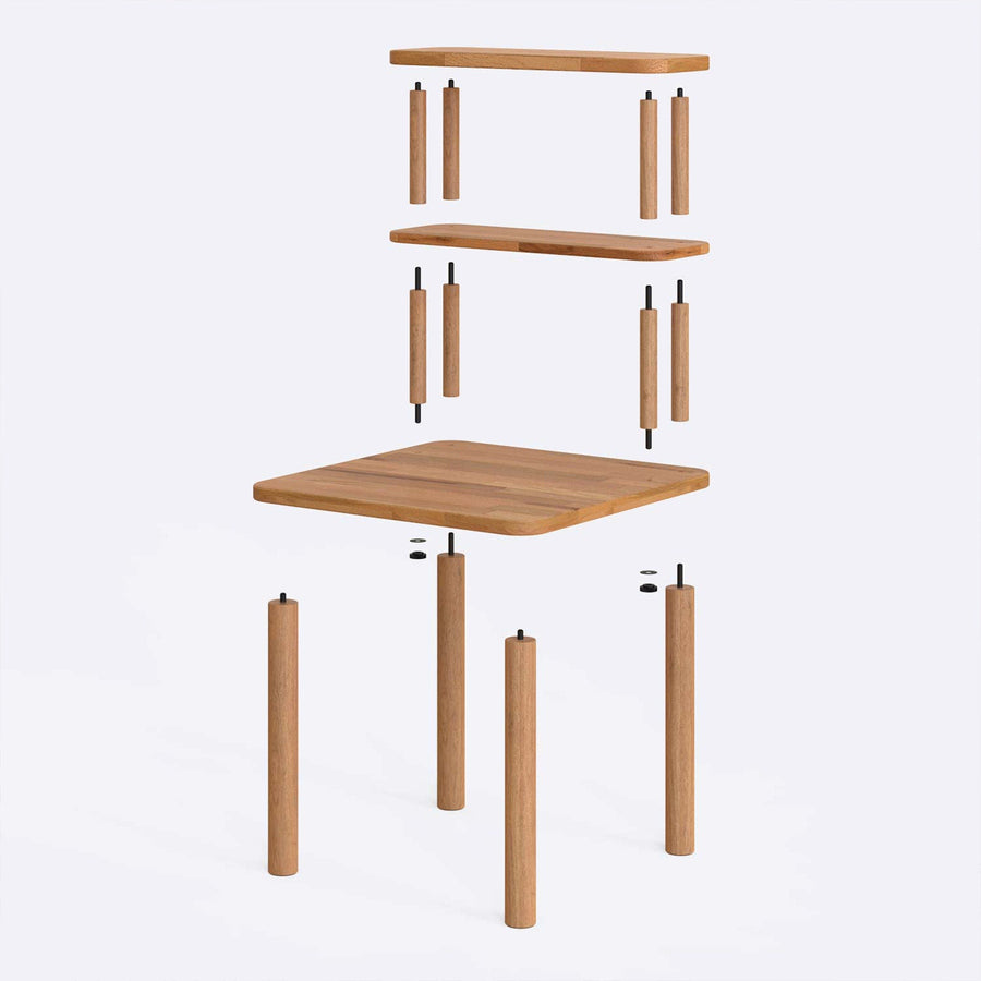 Rio Solid Beech Wood Kids Table | Wooden Play and Activity Table Demontha