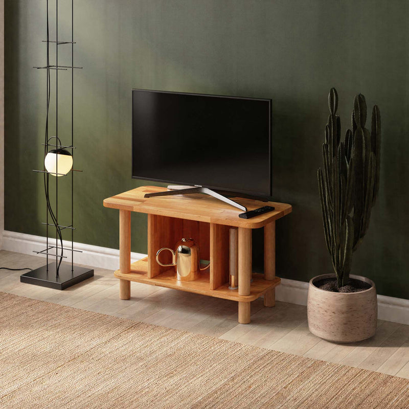 Potter Beech Wood Narrow TV Stand