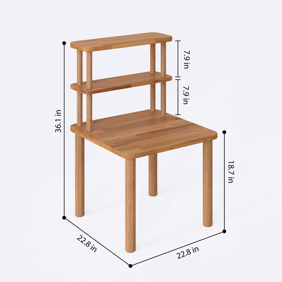 Rio Solid Beech Wood Kids Table | Wooden Play and Activity Table Demontha