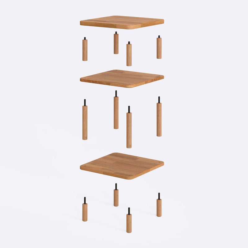 Brooklyn Beech Wooden Nightstand