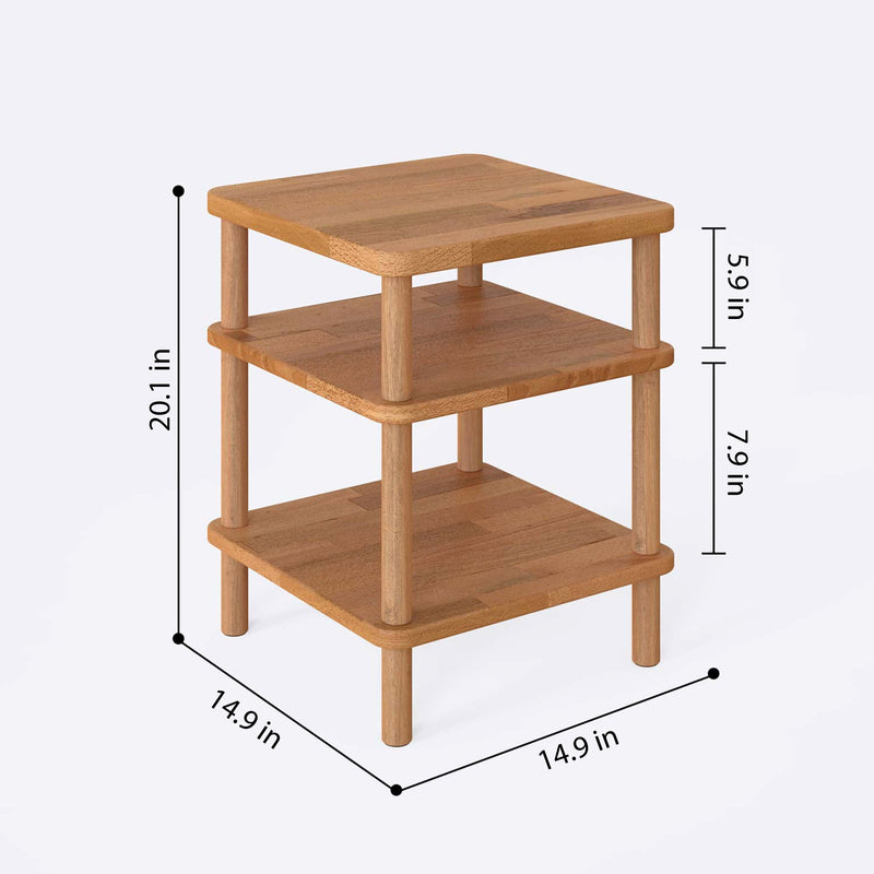 Brooklyn Beech Wooden Nightstand